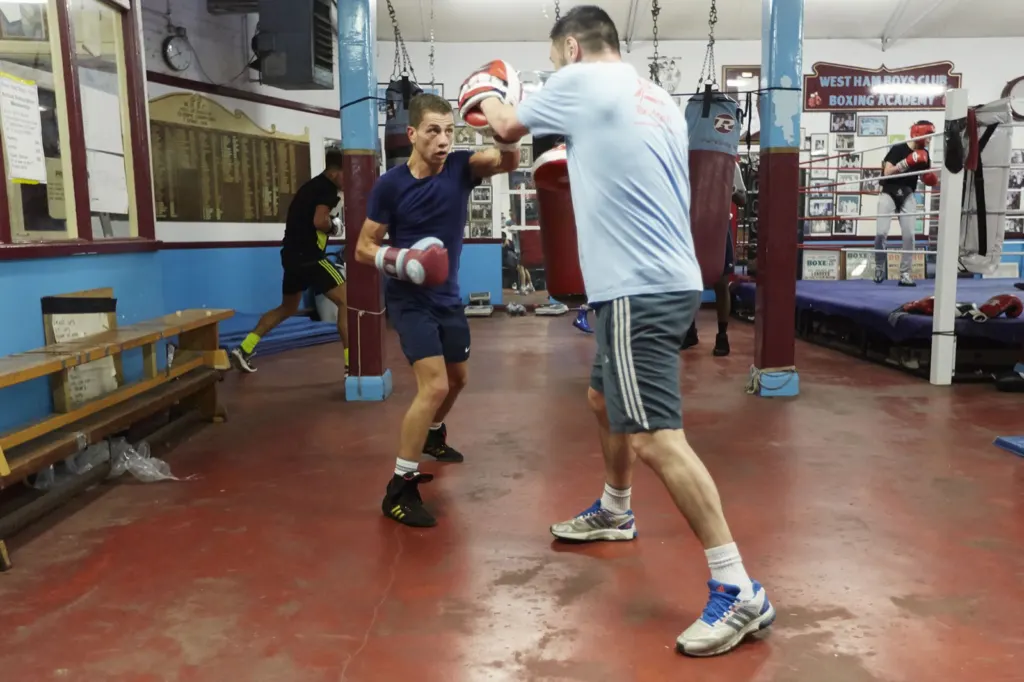 West Ham Amateur Boxing Club — documentary and portrait photograph in London, UK, frame 5 of 28.